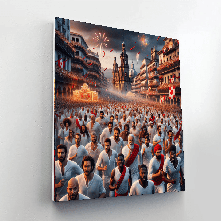 San Fermin Festival Paint By Number