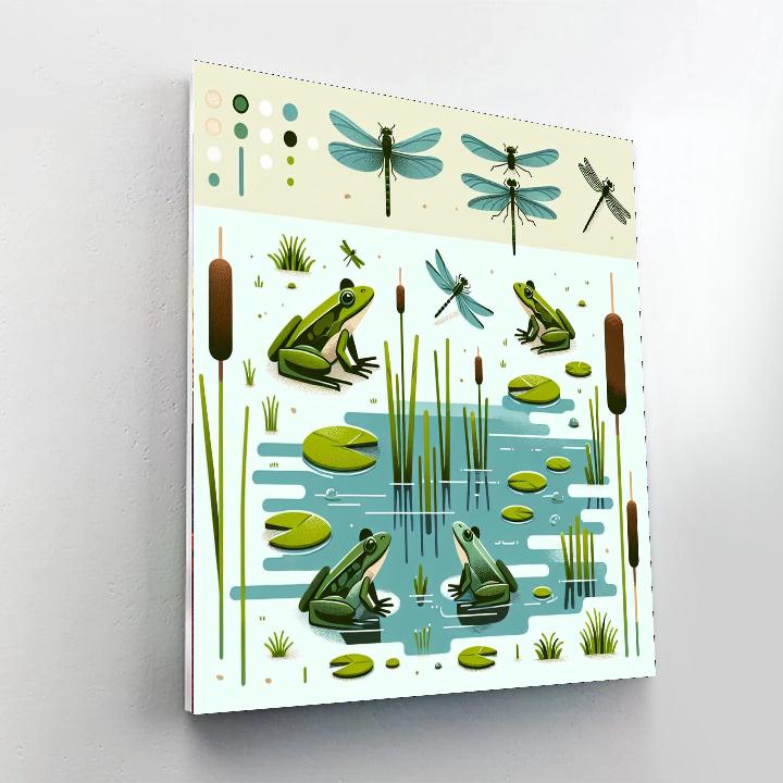 Mystic Marshland Numbered Painting Kits