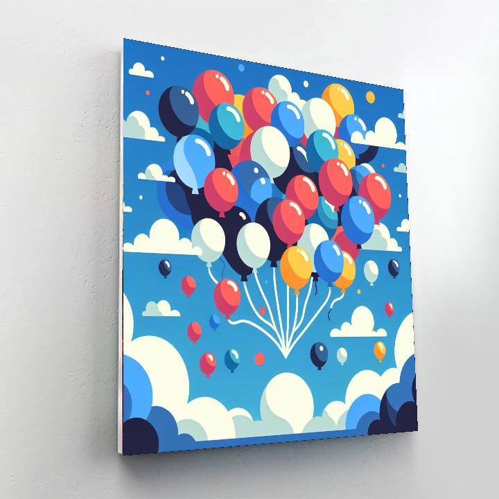 Balloon Bonanza DIY Paint By Numbers