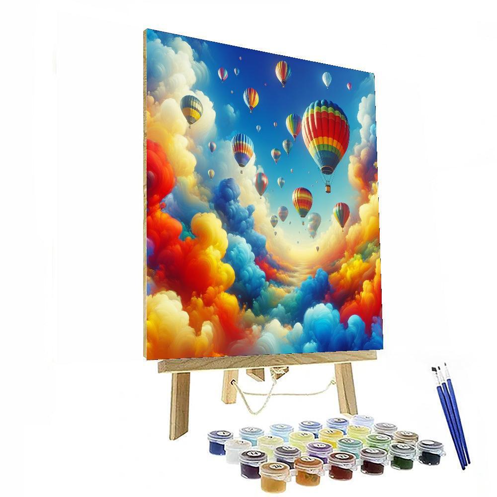 Adventure Awaits - Hot Air Balloons Paint By Numbers Kits