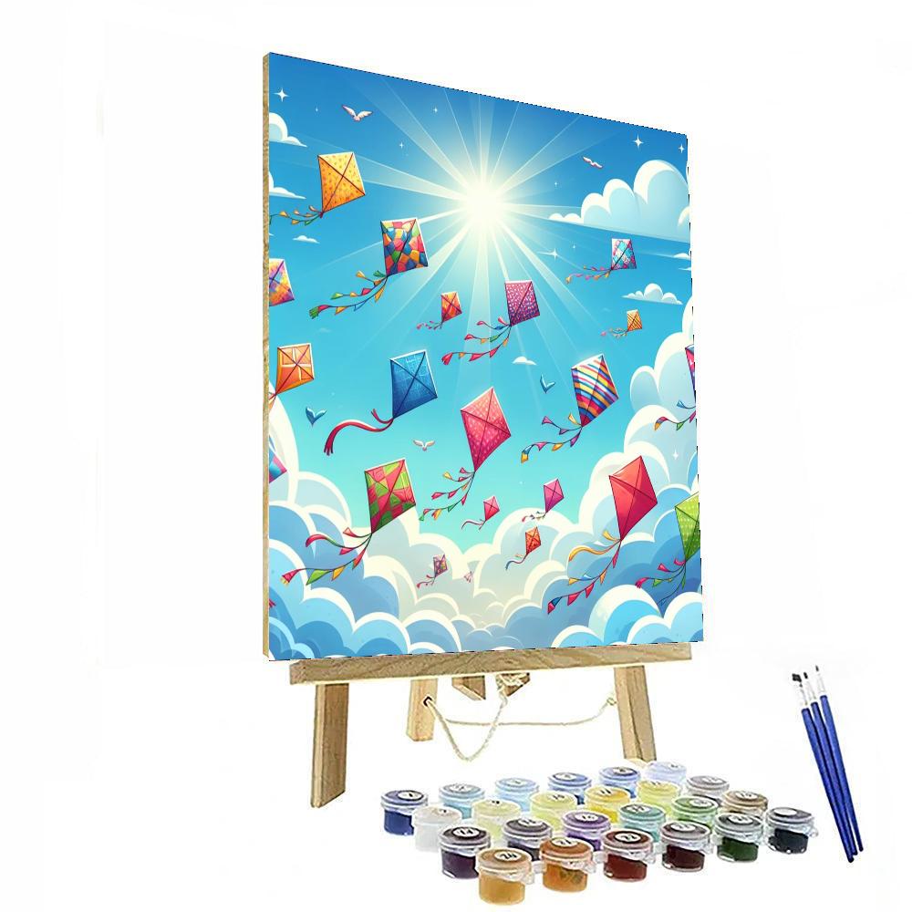 Fun In The Sky Numbered Painting Kits