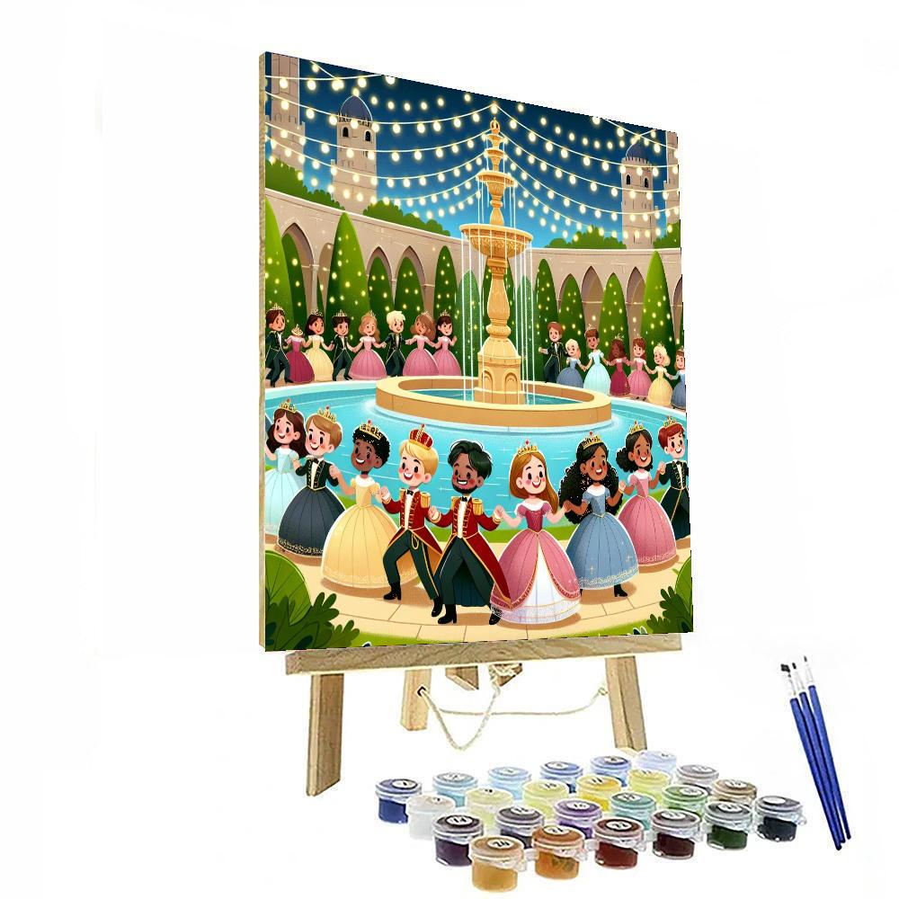 Royal Garden Ball Painting Number Kit