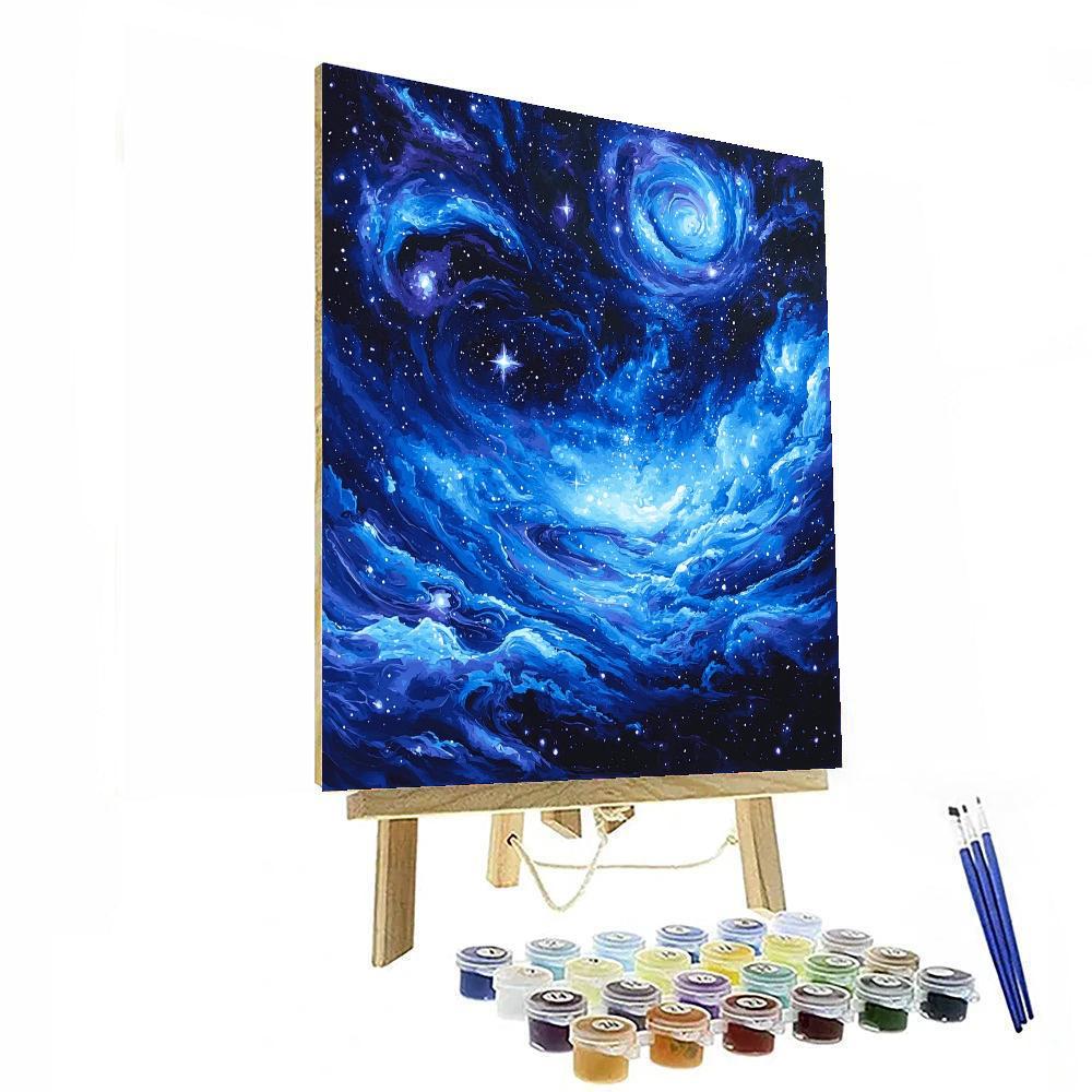 Caravaggio Inspired Celestial Convergence  Paint By Color