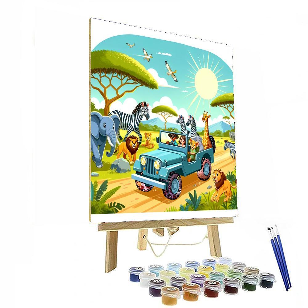 Safari Discovery Expedition Paint By Numbers Kits