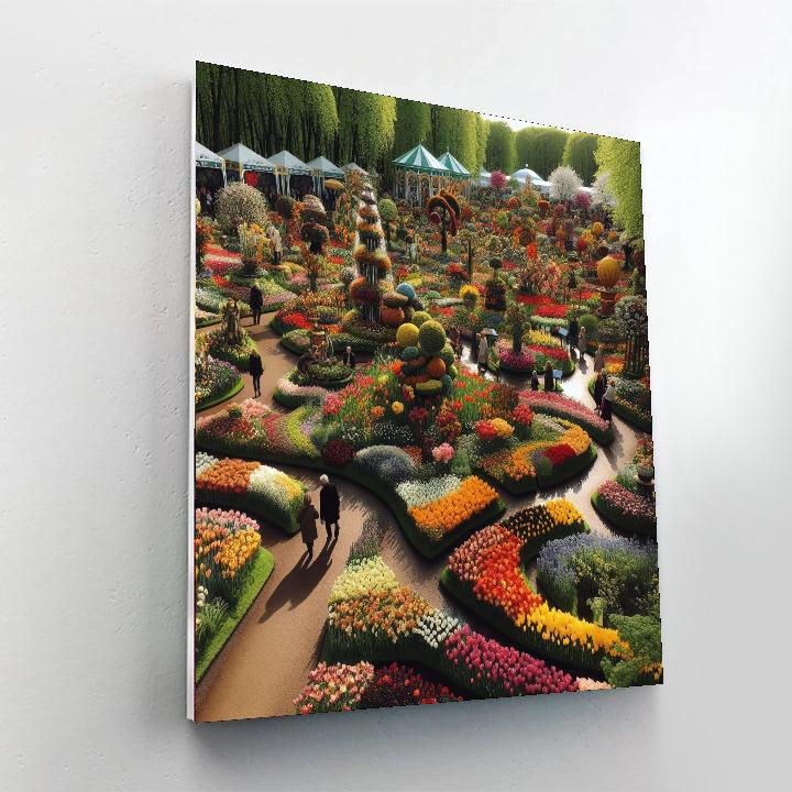 International Flower Council's International Flower Show - Netherlands Painting Number Kit