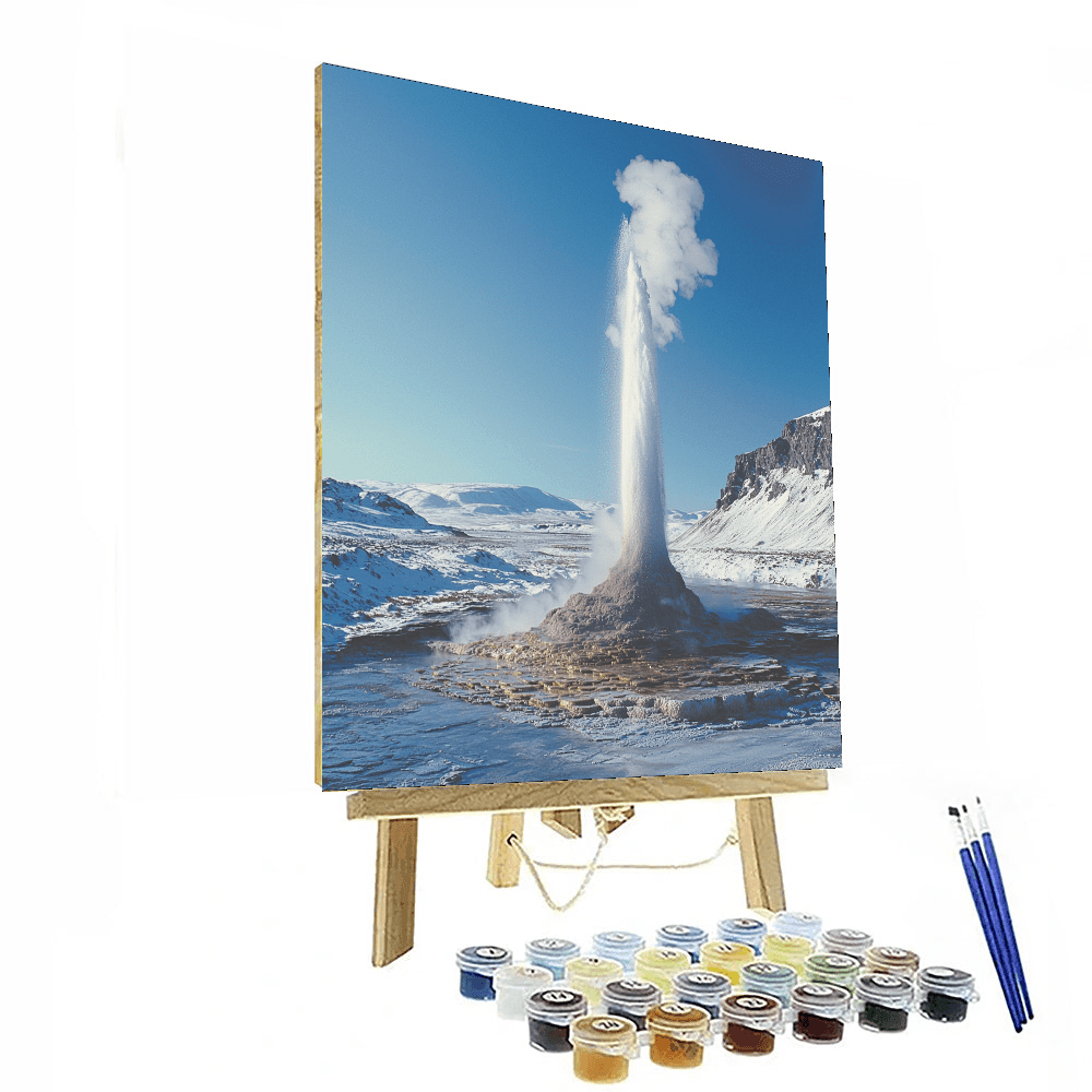 Strokkur Geyser - Iceland Paint By Numbers Kits