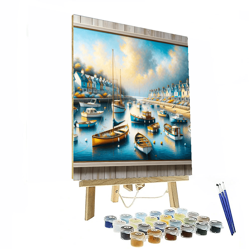 Charming Harbor Views Paint By Number