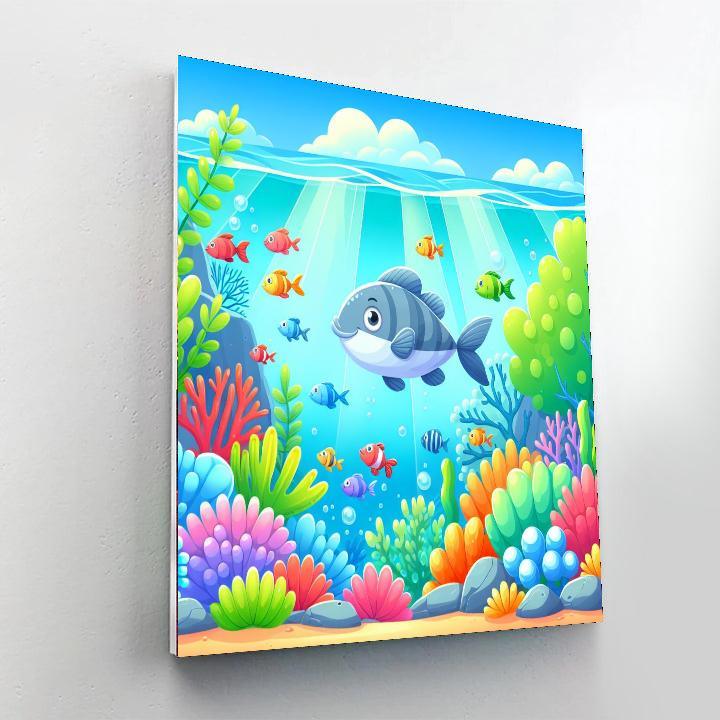 Bright Ocean Paradise Paint By Number
