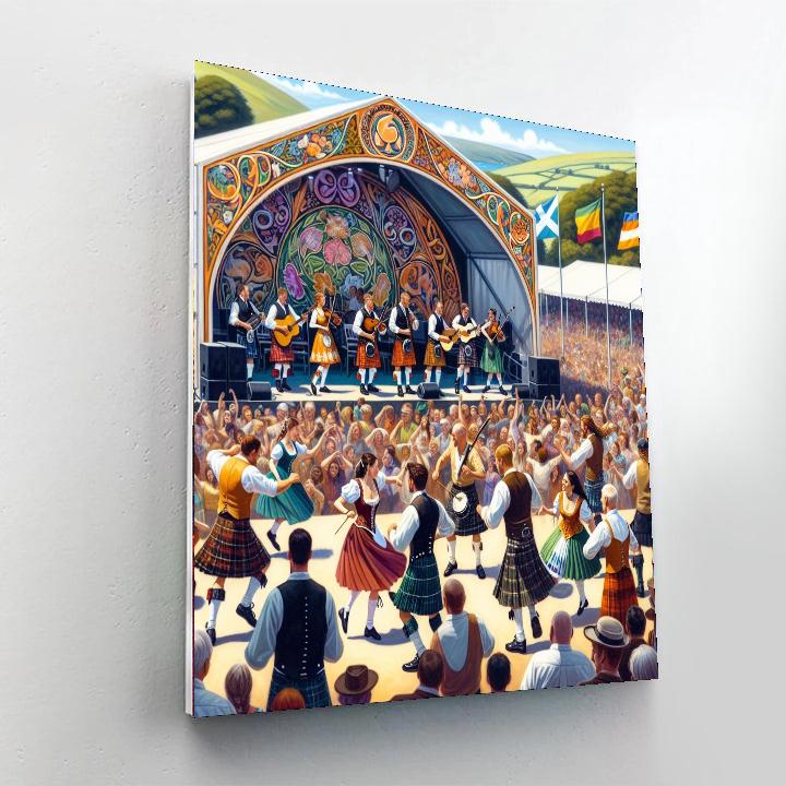 Alba International Celtic Festival - Stirling, Scotland Paint By Numbers Art