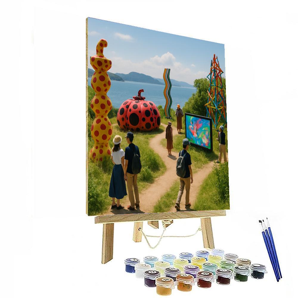 Setouchi Triennale - Seto Inland Sea, Japan Painting Number Kit
