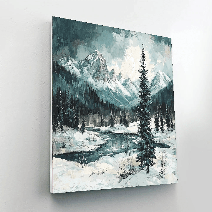 Ansel Adams Inspired Wilderness Majesty  Paint By Color