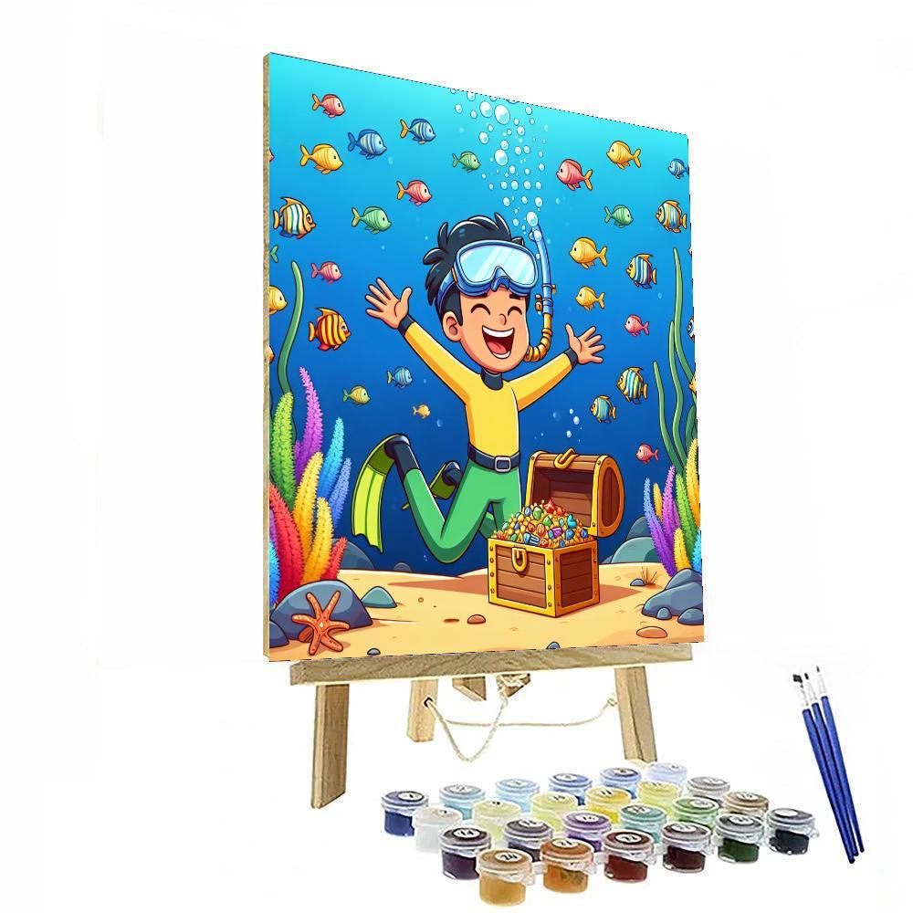 Ocean Explorer's Treasure Painting By Numbers Kit
