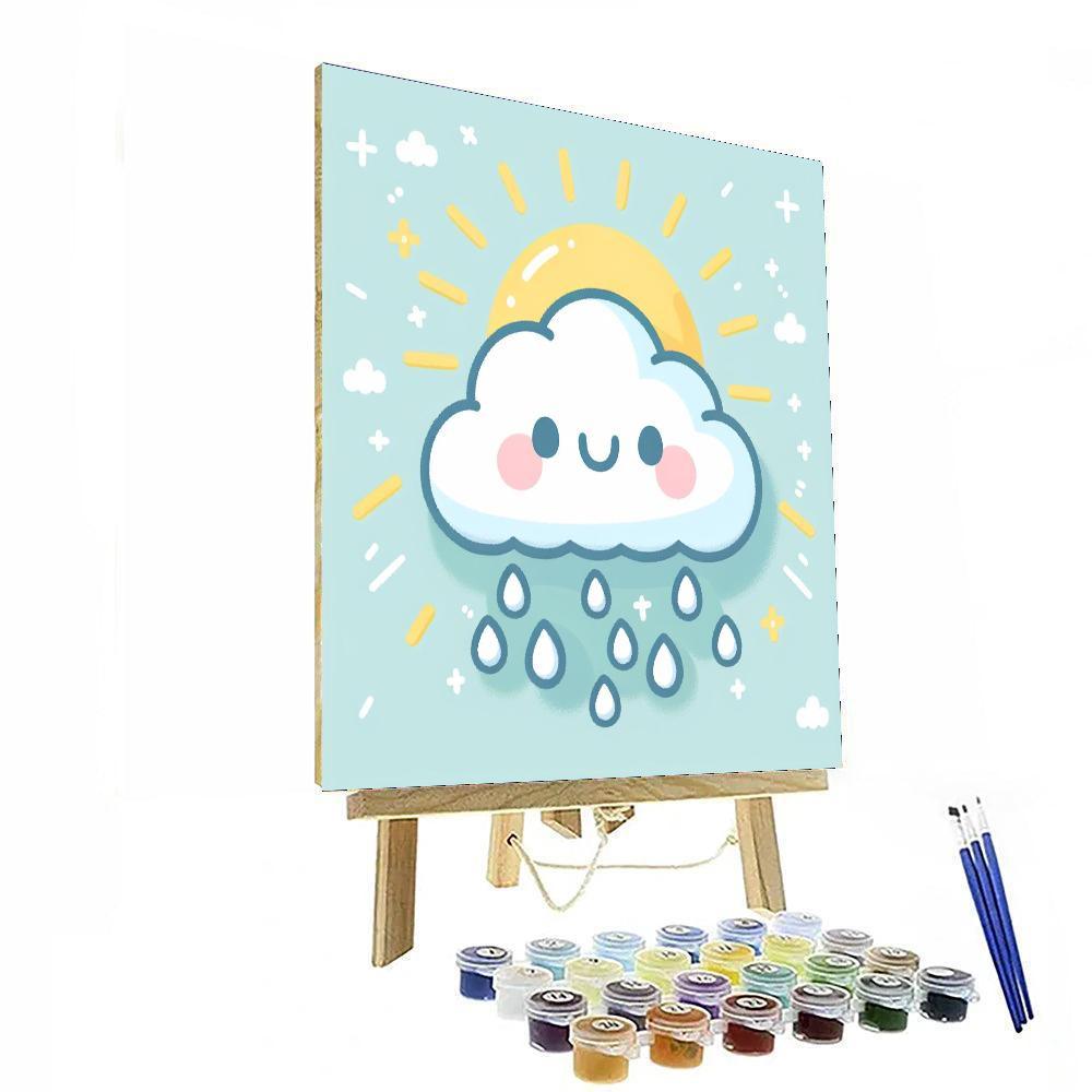 Joyful Cloud Paint By Color