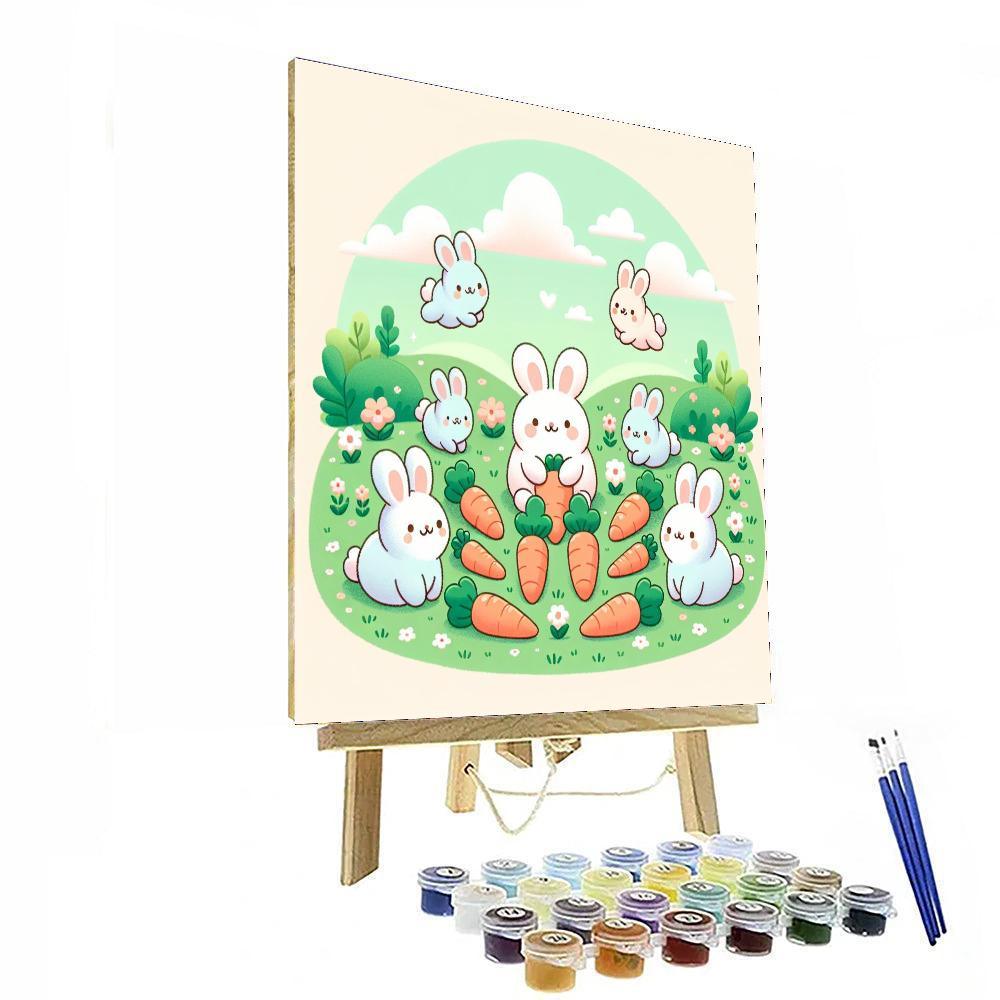 Caring For Little Bunnies Paint By Color