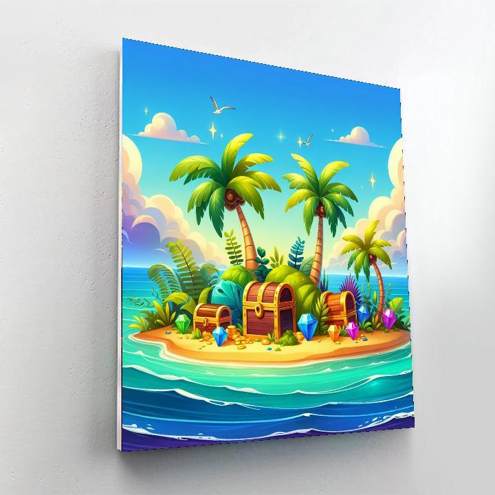 Mystery Island Adventure Paint By Numbers