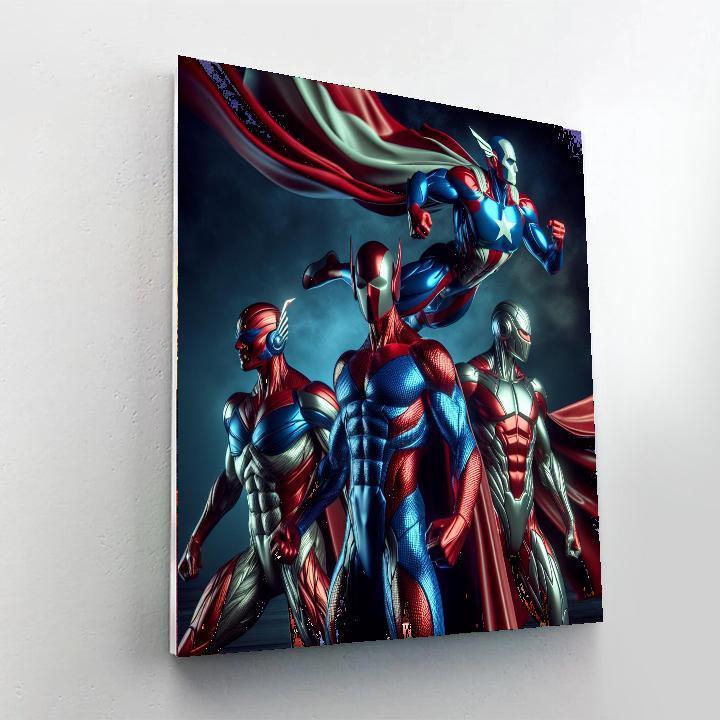 Marvel's Heroic Legacy Numbered Painting Kits