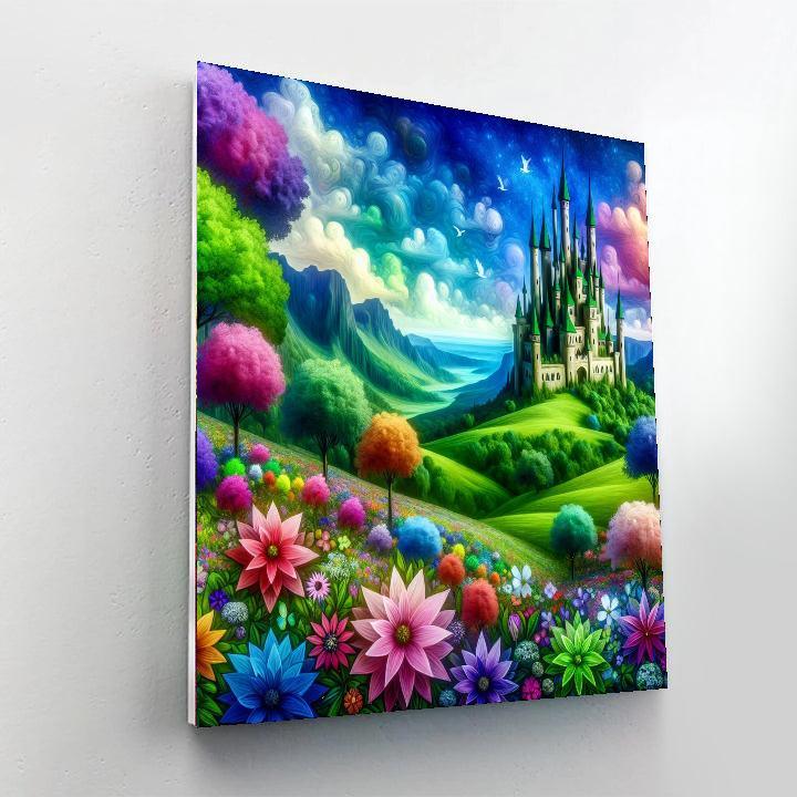 Fantastical Magical Castle Numbered Painting Kits