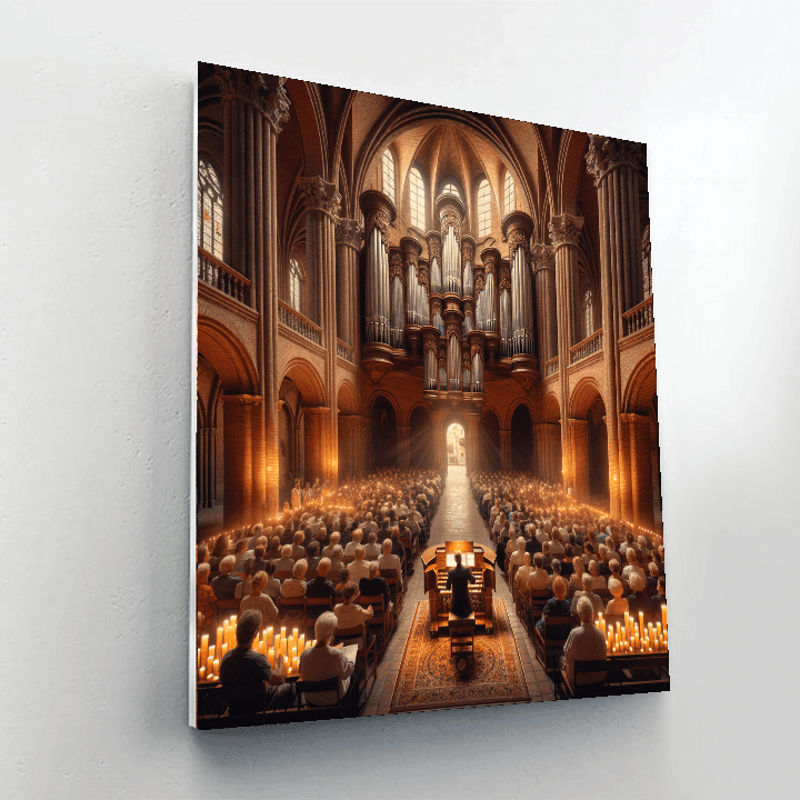 Toulouse Les Orgues - France Painting By Numbers Kit