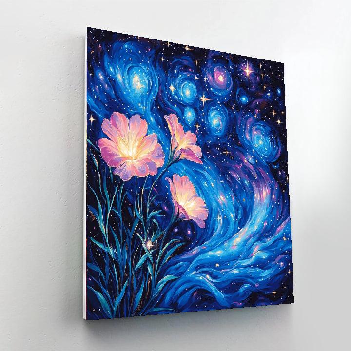 Georgia O'Keeffe Inspired Galaxy Gardens  Paint By Numbers