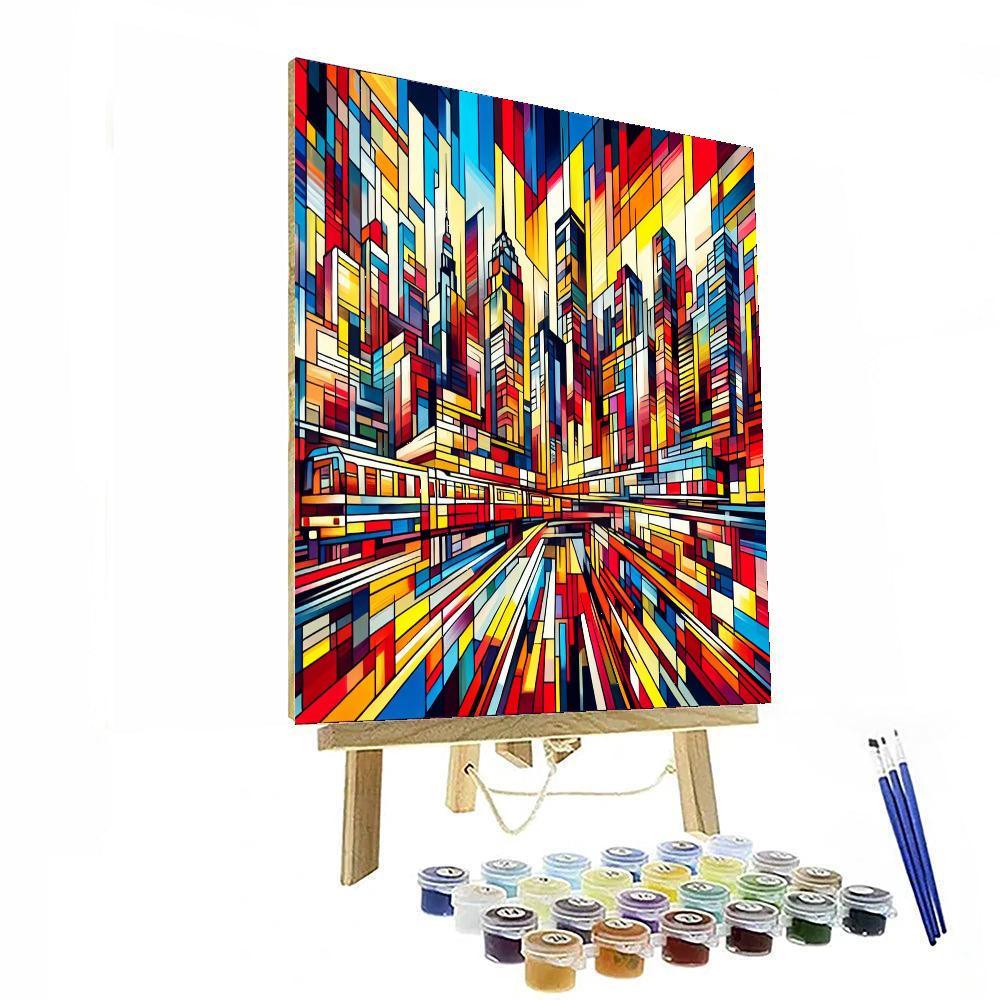 Bold Urban Vibes Painting By Numbers Kit