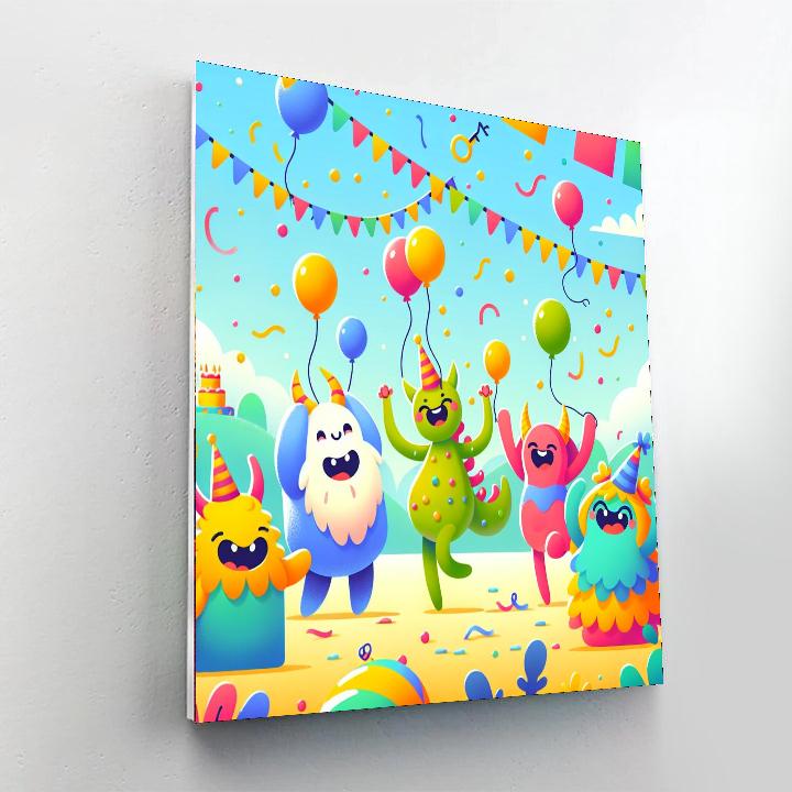 Kooky Creatures Painting Number Kit