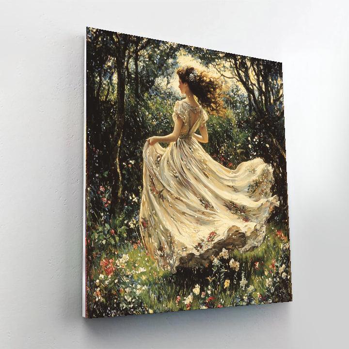John William Waterhouse Inspired Timeless Victorian Elegance  Painting Number Kit
