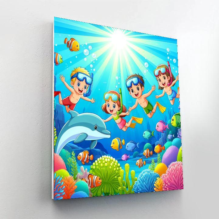 Lively Sea Adventure Paint By Number