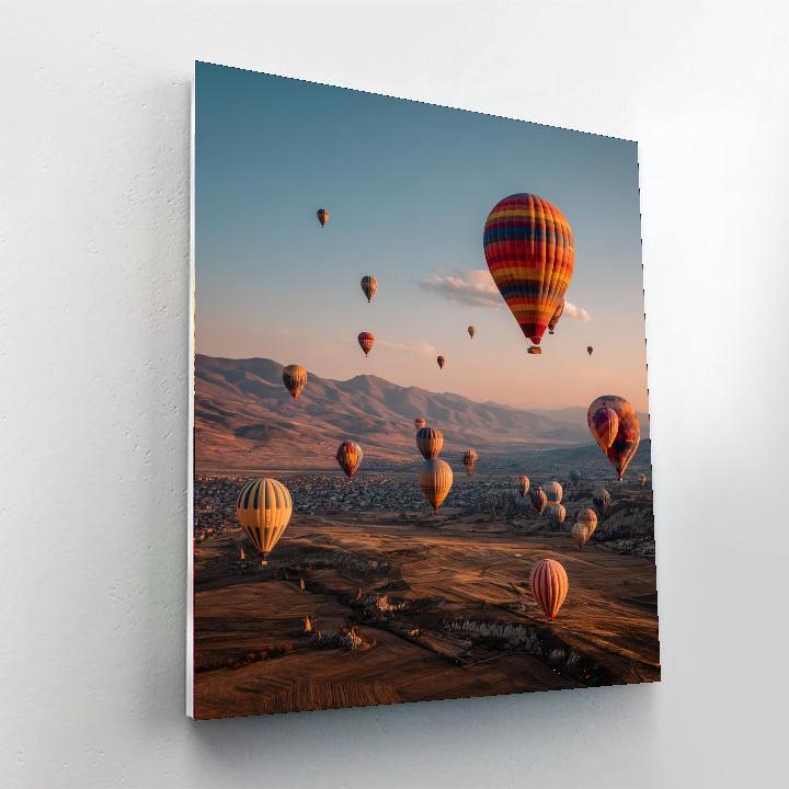 Cappadocia Hot Air Balloon Rides - Turkey DIY Paint By Numbers