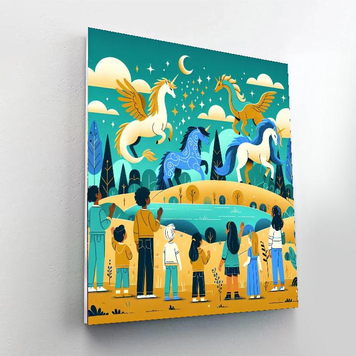 Fantasy Creature Preserve Paint By Number