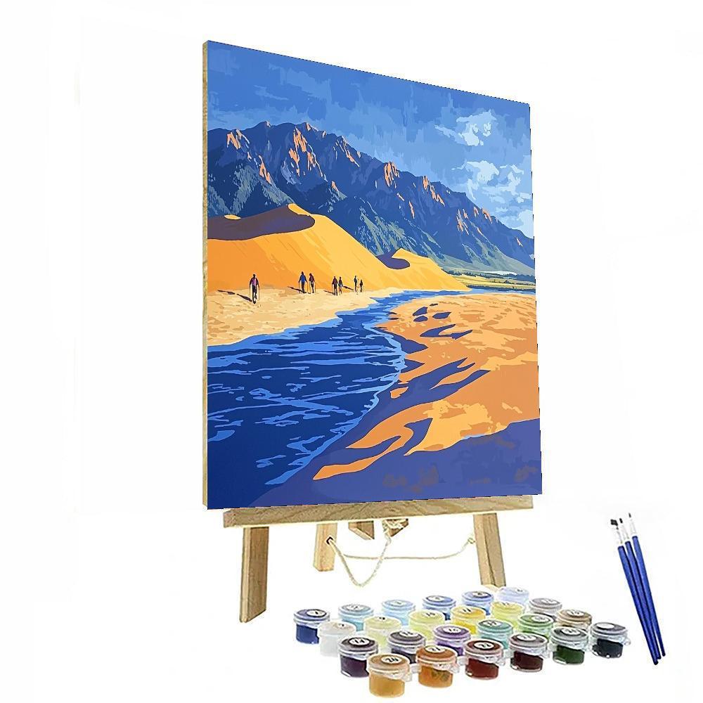 Great Sand Dunes National Park - Colorado Paint By Number