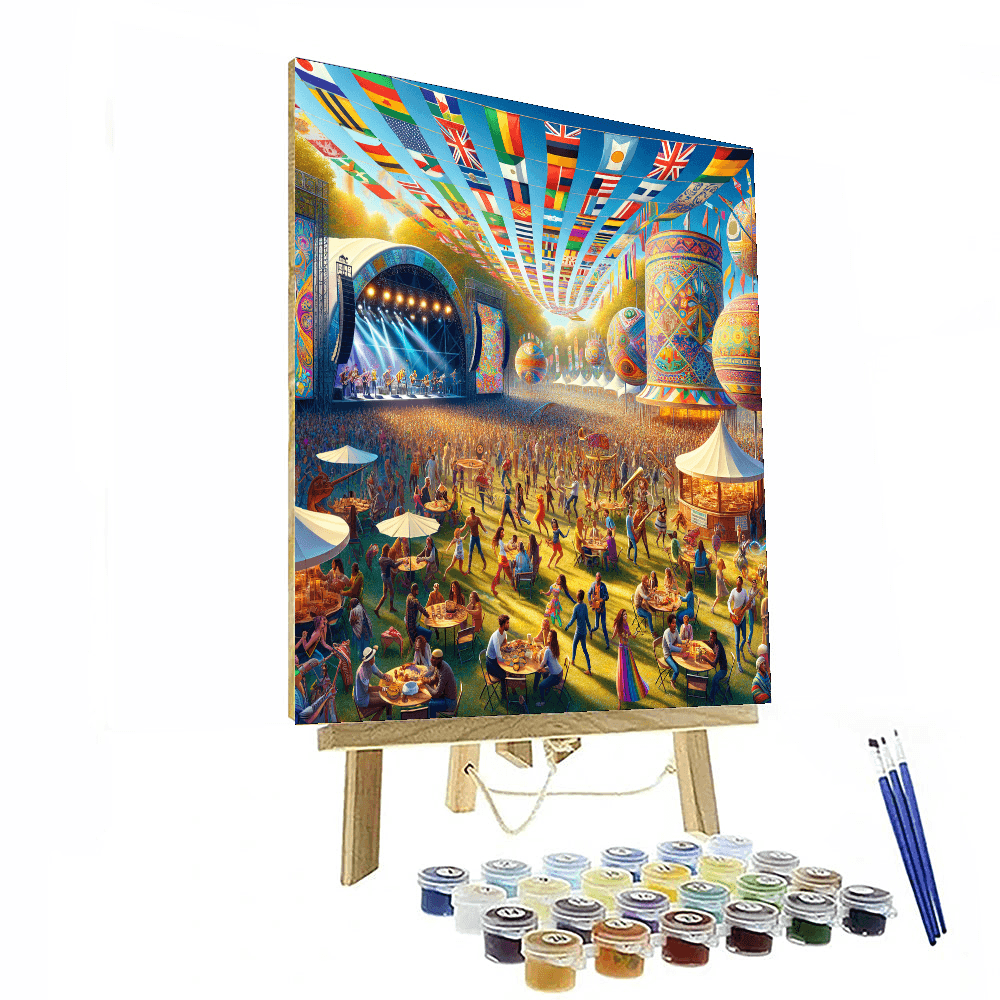 Womad Festival - United Kingdom DIY Paint By Numbers