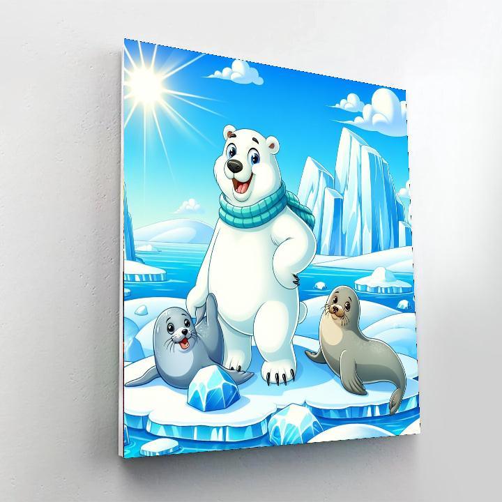 Explorers Of The Arctic Painting By Numbers Kit