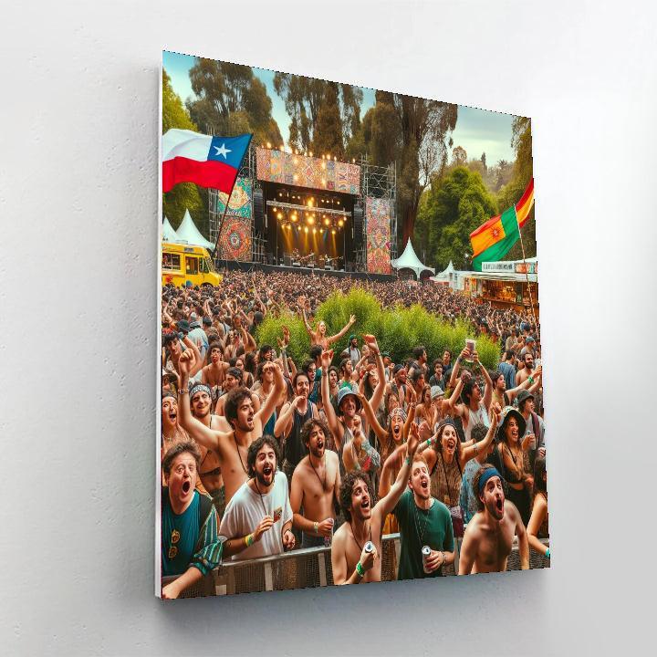 Lollapalooza - Chile Paint By Number