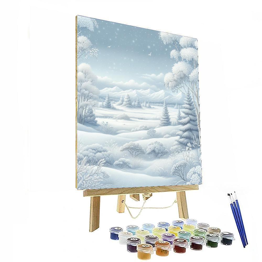 Subtle Winter Whispers Paint By Color