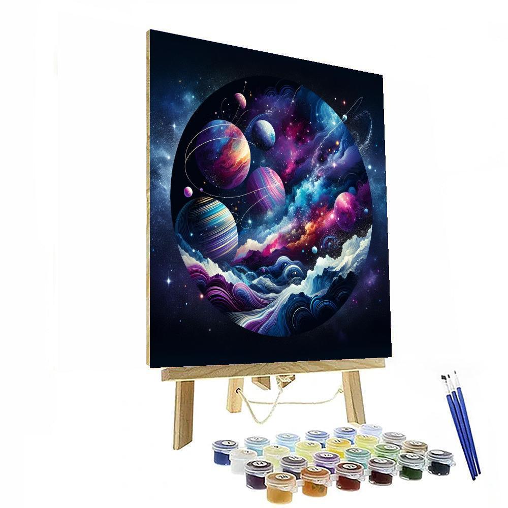 Starlit Cosmic Journey Paint By Numbers