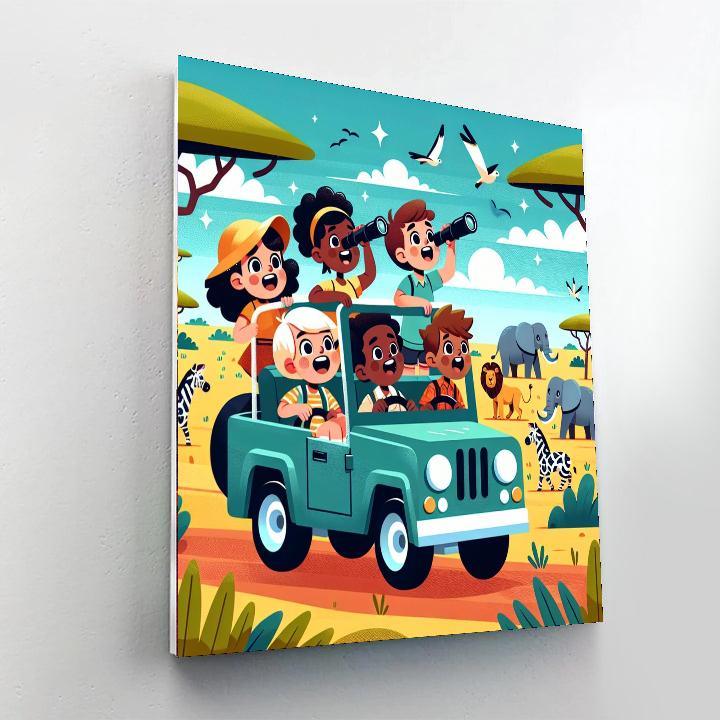 Safari Exploration Team Paint By Number
