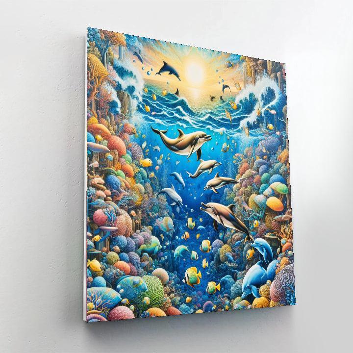 Adventurous Underwater Quest Paint By Color