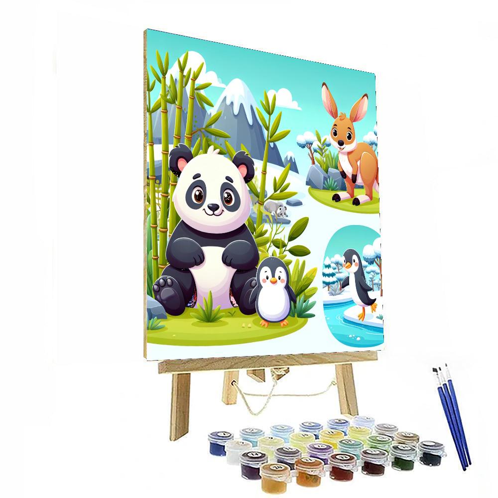 Cute Creatures Of The World Paint By Number