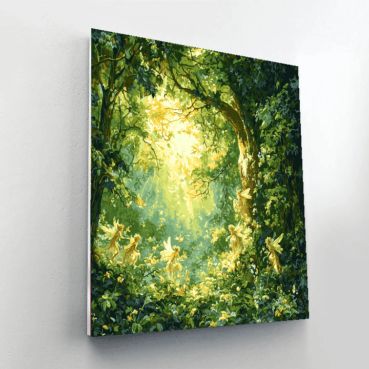 John William Waterhouse Inspired Mythical Forest Whimsy  Paint By Number