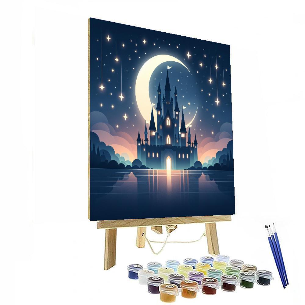 Castle Under The Stars Painting Number Kit