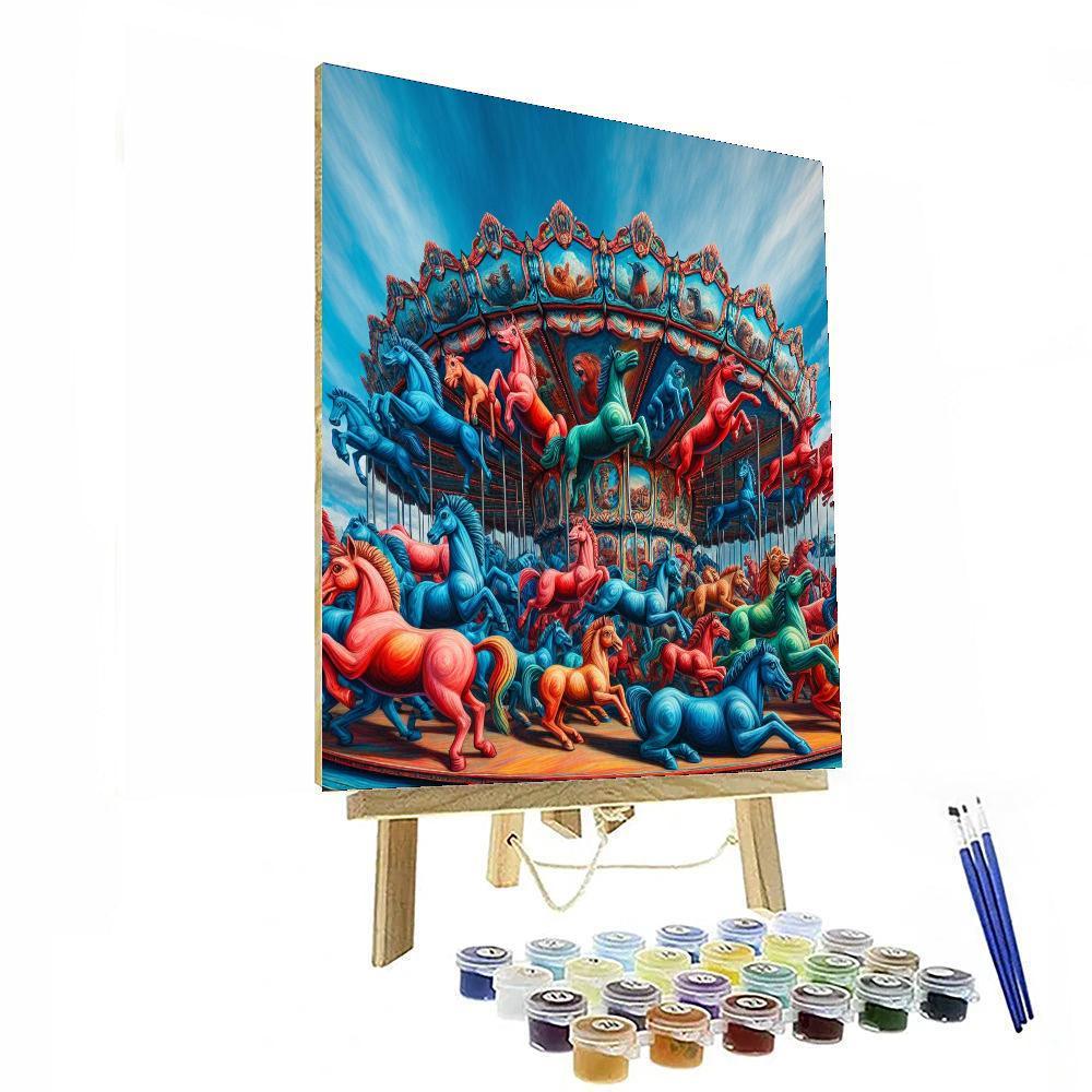 Merry-go-round Magic Paint By Color