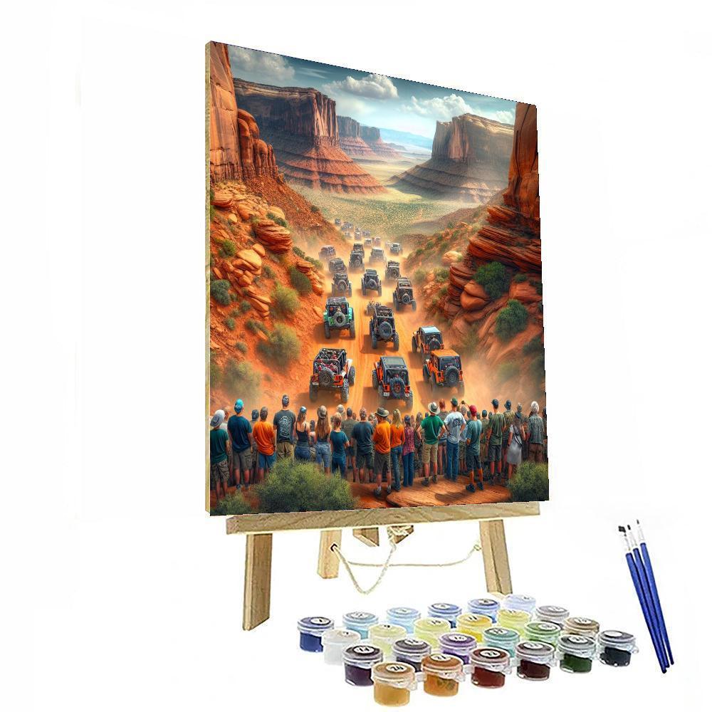 Moab Jeep Safari - Usa Paint By Color