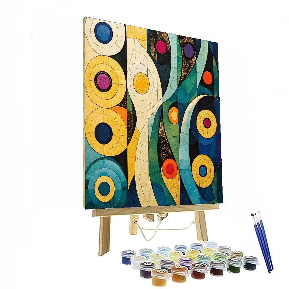 Gustav Klimt Inspired Essence Of Dreams  Paint By Color