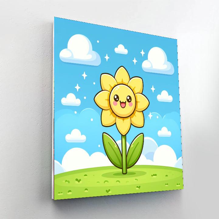 Sunny Daffodil Paint By Color