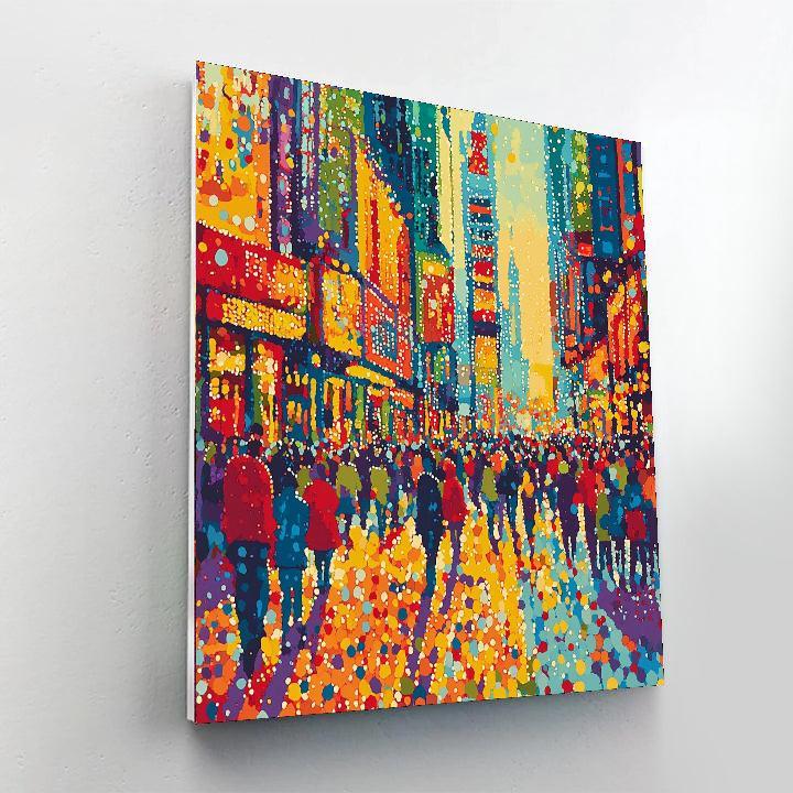 Georges Seurat Inspired Cityscape In Color  DIY Paint By Numbers