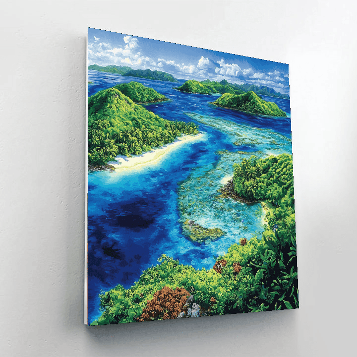 Raja Ampat Islands DIY Paint By Numbers