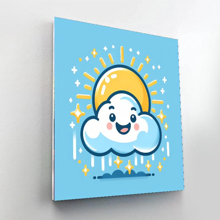 Sunny Cloud Numbered Painting Kits