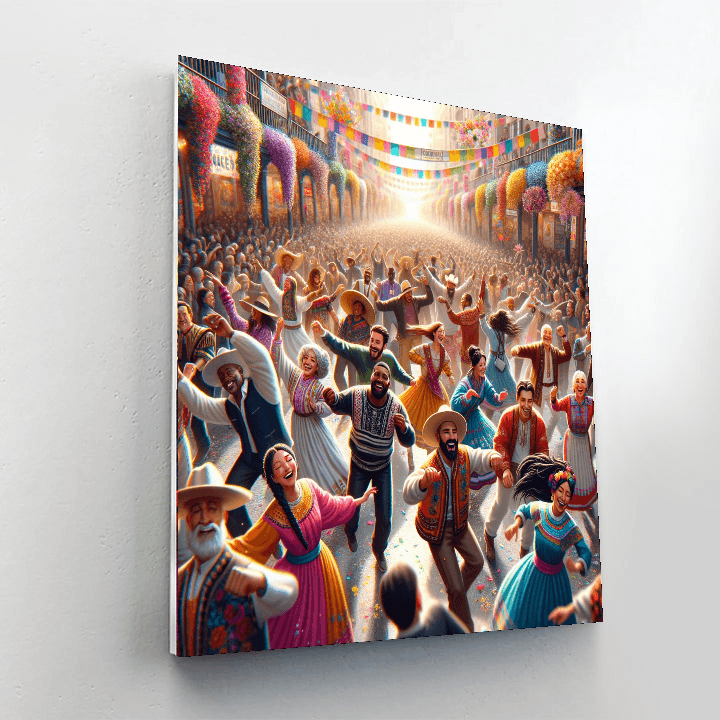 Fiesta De La Primavera - Peru Number Painting