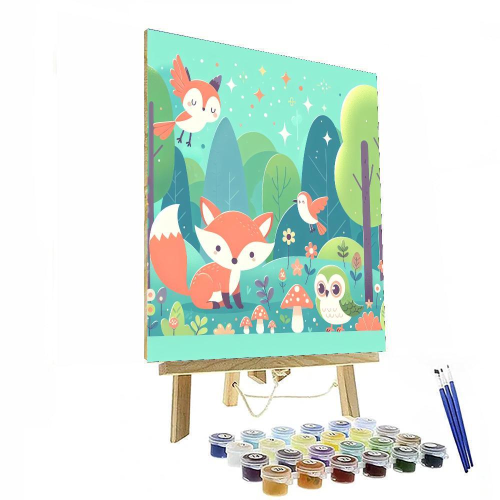 Fantasy Woodland Quest Number Painting