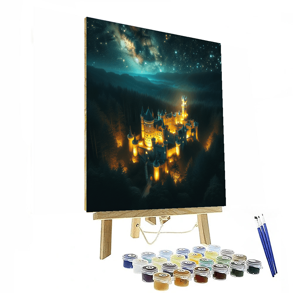 Mystery Of The Enchanted Castle Paint By Numbers